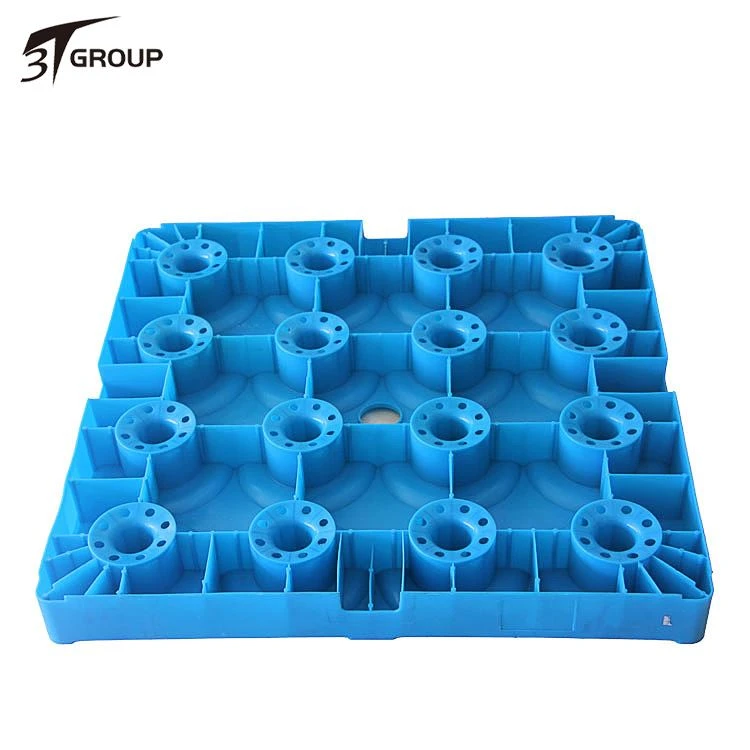 Single Faced Heavy Duty Plastic HDPE Water Bottles Pallet manufactory