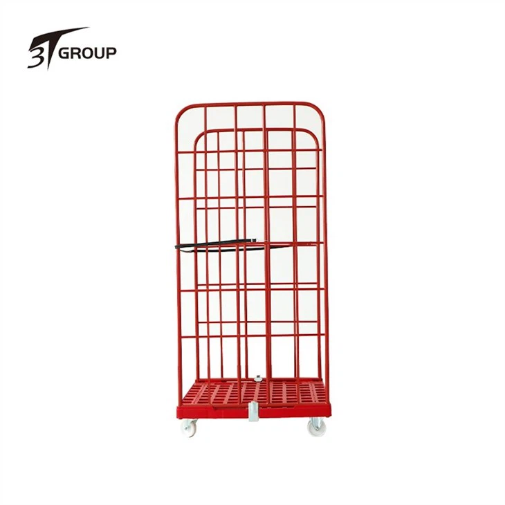 Cheap 2 Sided Roll Containers with plastic base